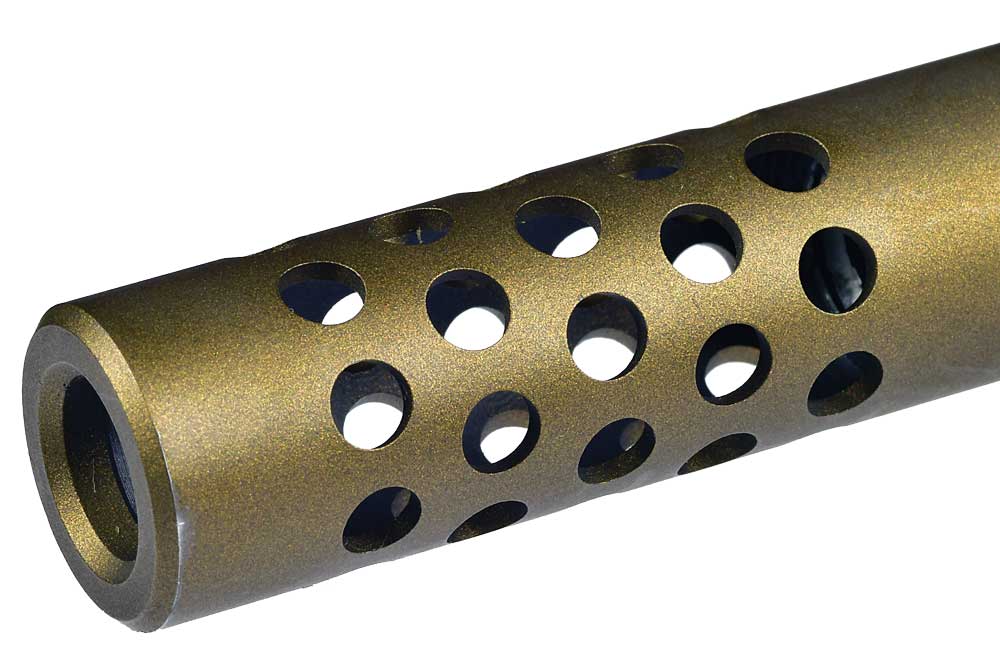 Considering the amount of .300 Win. Mag. ammo fired during testing, the author was pleased the X-Bolt Pro came equipped with an effective muzzle brake.